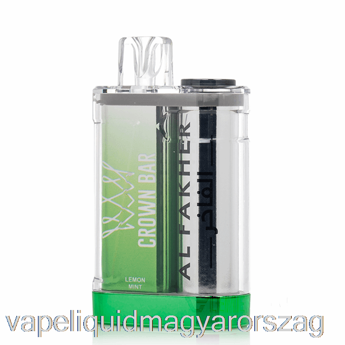 Al Fakher Koronarúd Kristály 9000 Eldobható Citrom Menta Vape E Cigi